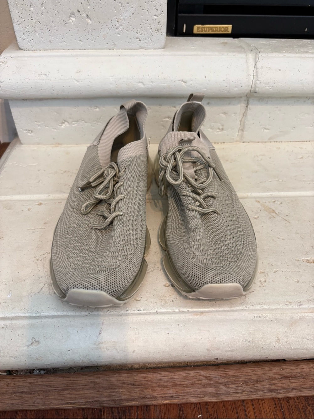 Women’s Lightweight Knit Sneakers - Taupe